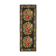 Handwoven Vintage Bessarabian Black Kilim 184 cm x 530 cm - 23392