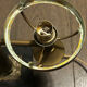 Double lamp fixture in brass, neo-classical style from the 1950s.