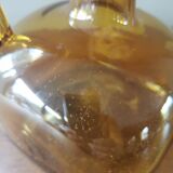 Vintage mouth-blown glass carafe