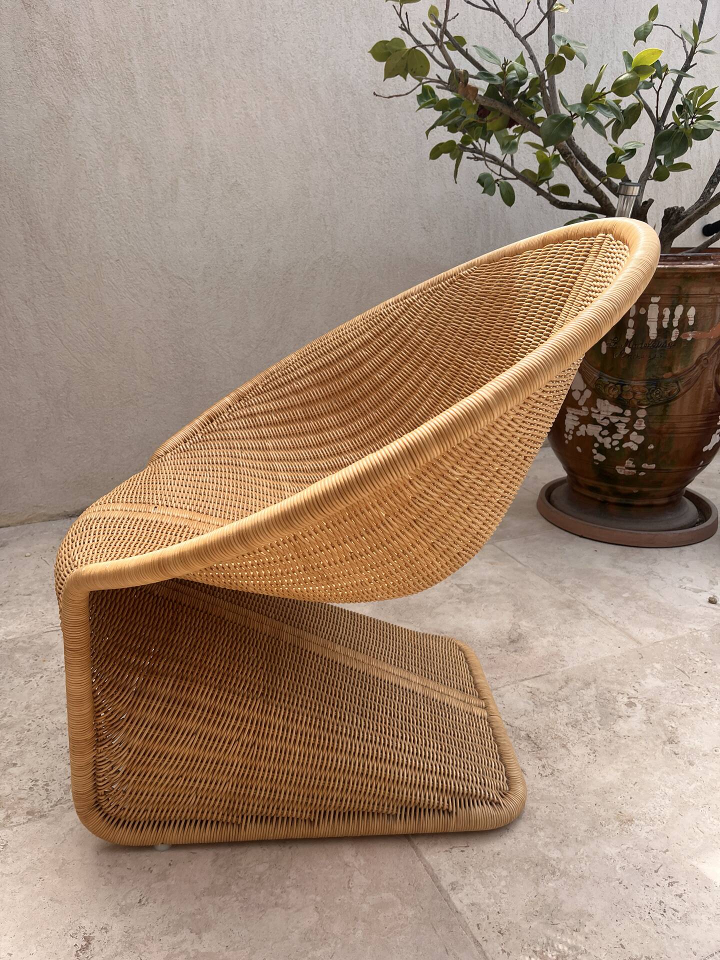 Rattan armchair model Kraton