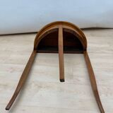 Biedermeier Demi-Lune Console Table in Cherry Wood, South Germany, 1820