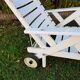 Lounge Chair or Lounger wooden feet compass years 1970