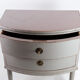Commode gustavienne avec deux tiroirs en gris peints à partir de l’année 1890
