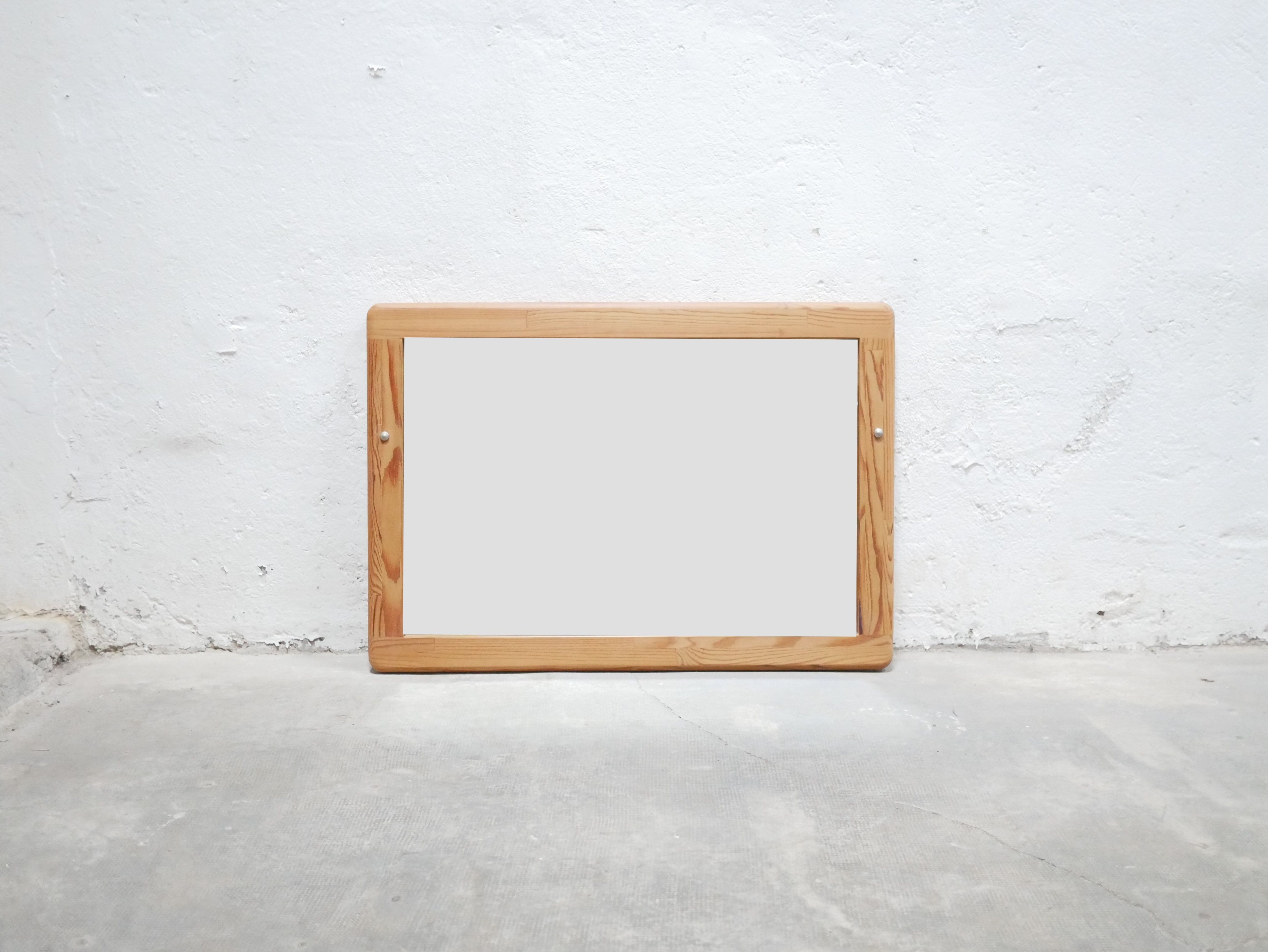 Vintage pine mirror