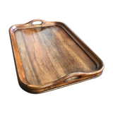Bistro service tray 1900 solid mahogany