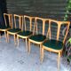 Lot de 5 chaises italienne