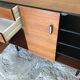 Vintage storage buffet cabinet 1960's 3 doors 2 drawers