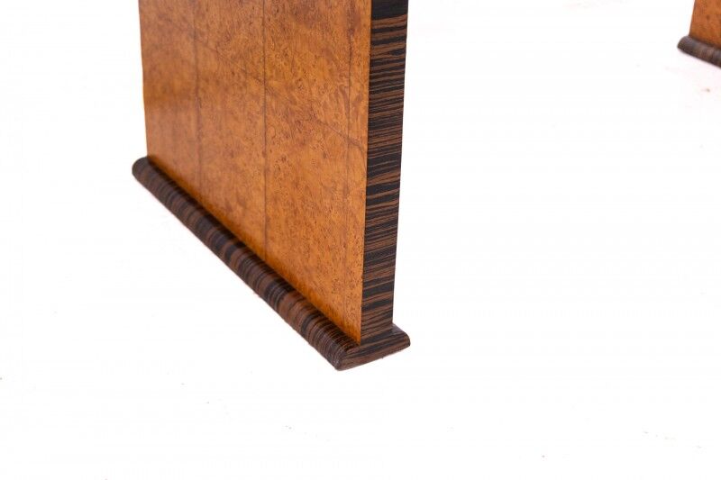 Art Deco desk with extension, Poland, 1950s. After renovation.