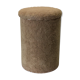 Light brown rug chest stool