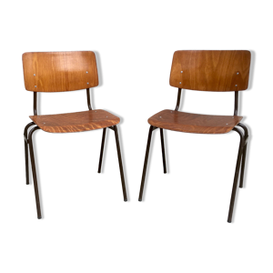Paire de chaises hollandaises