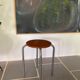 Set of 4 vintage industrial stools 50s