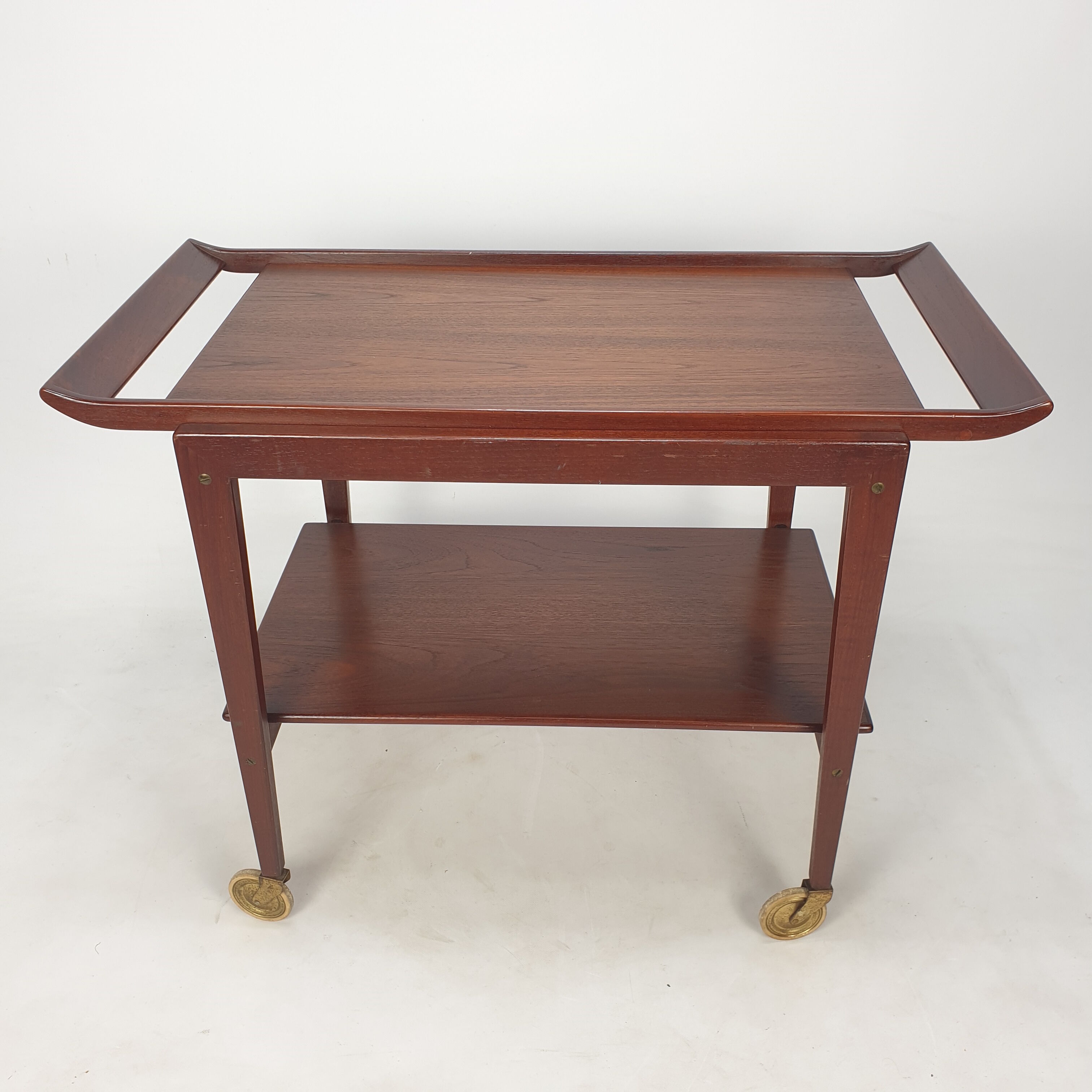 Mid-century italian teak trolley, 1960's