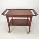 Mid-century italian teak trolley, 1960's