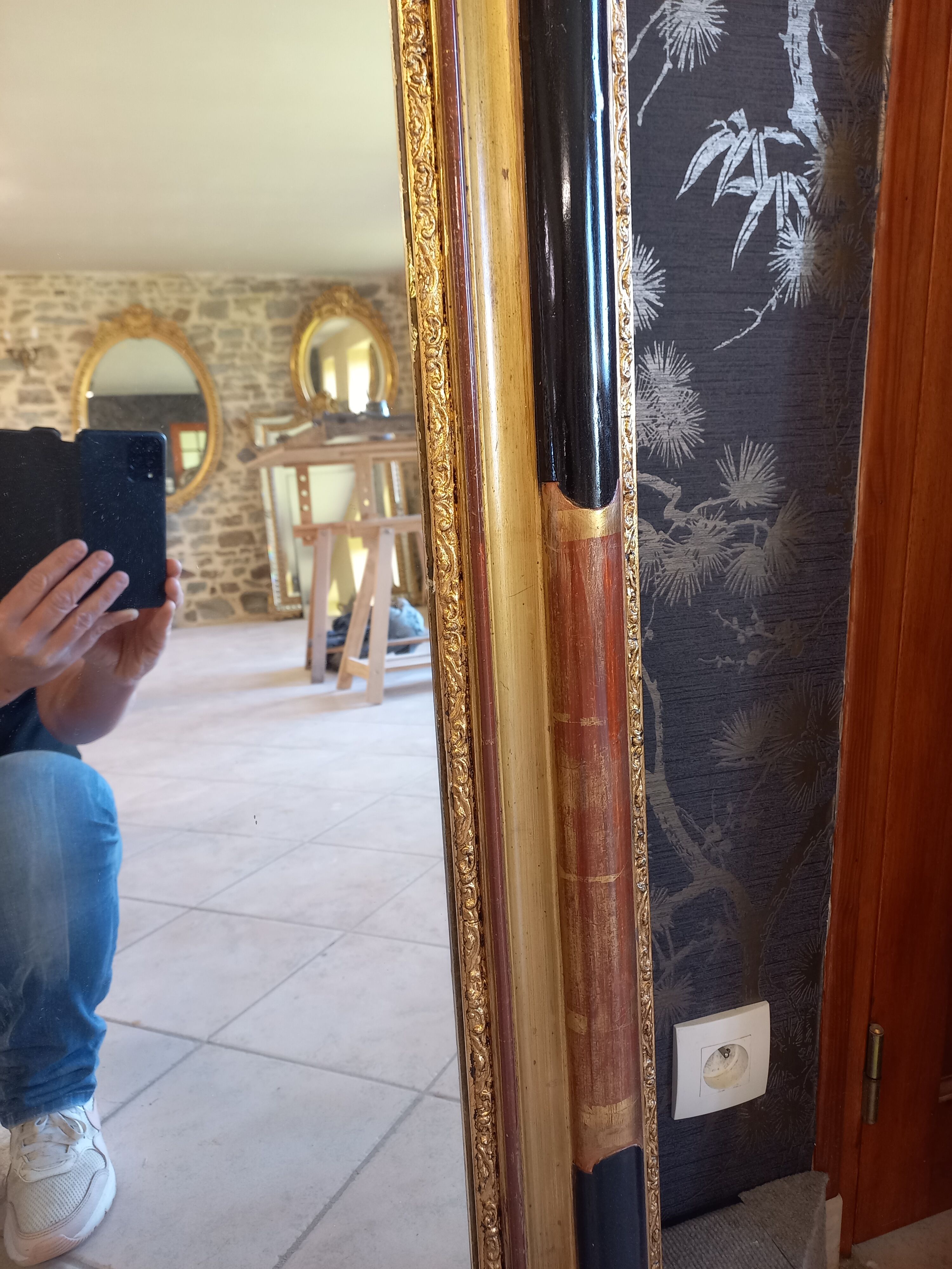 Mirror period Louis Philippe 151 x 110