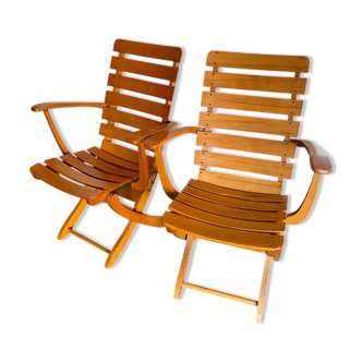 Pair of armchairs from the French brand Clairitex