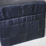 Leather ottoman chest