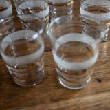 White granite glasses