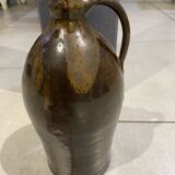 Belle cruche en terre, cuite vernissée