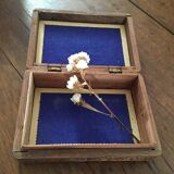 Indian carved wooden box