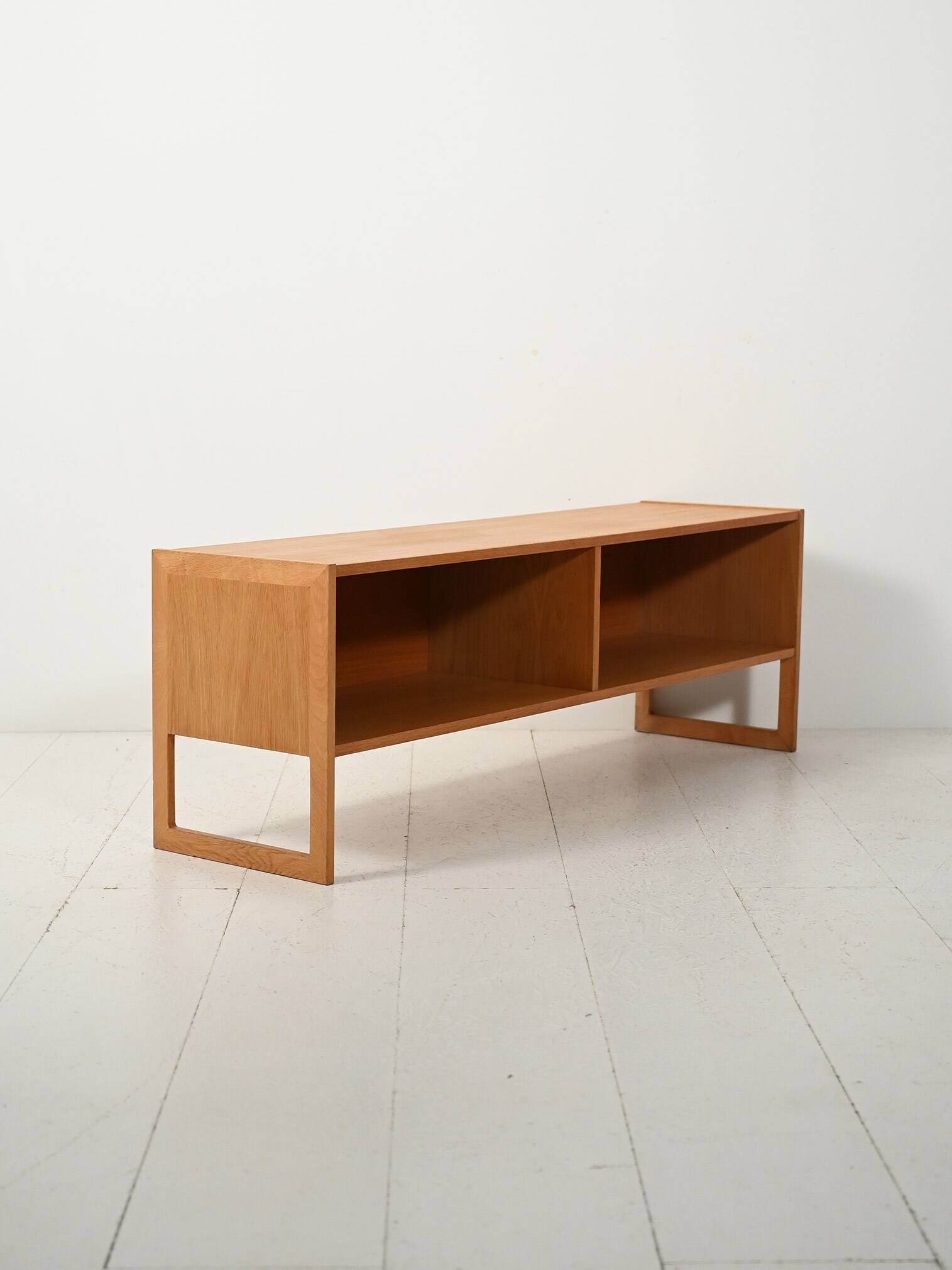 1960s oak TV stand by Arne Wahl Iversen