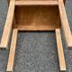 Table de ferme rénovée en bois massif brut