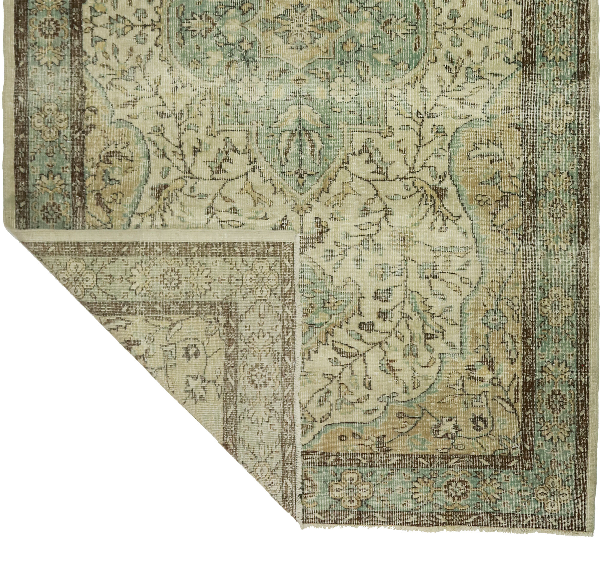 Anatolian handmade vintage rug 297 cm x 187 cm