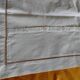 Pair of old linen & cotton pillowcases - AC monogram - never used
