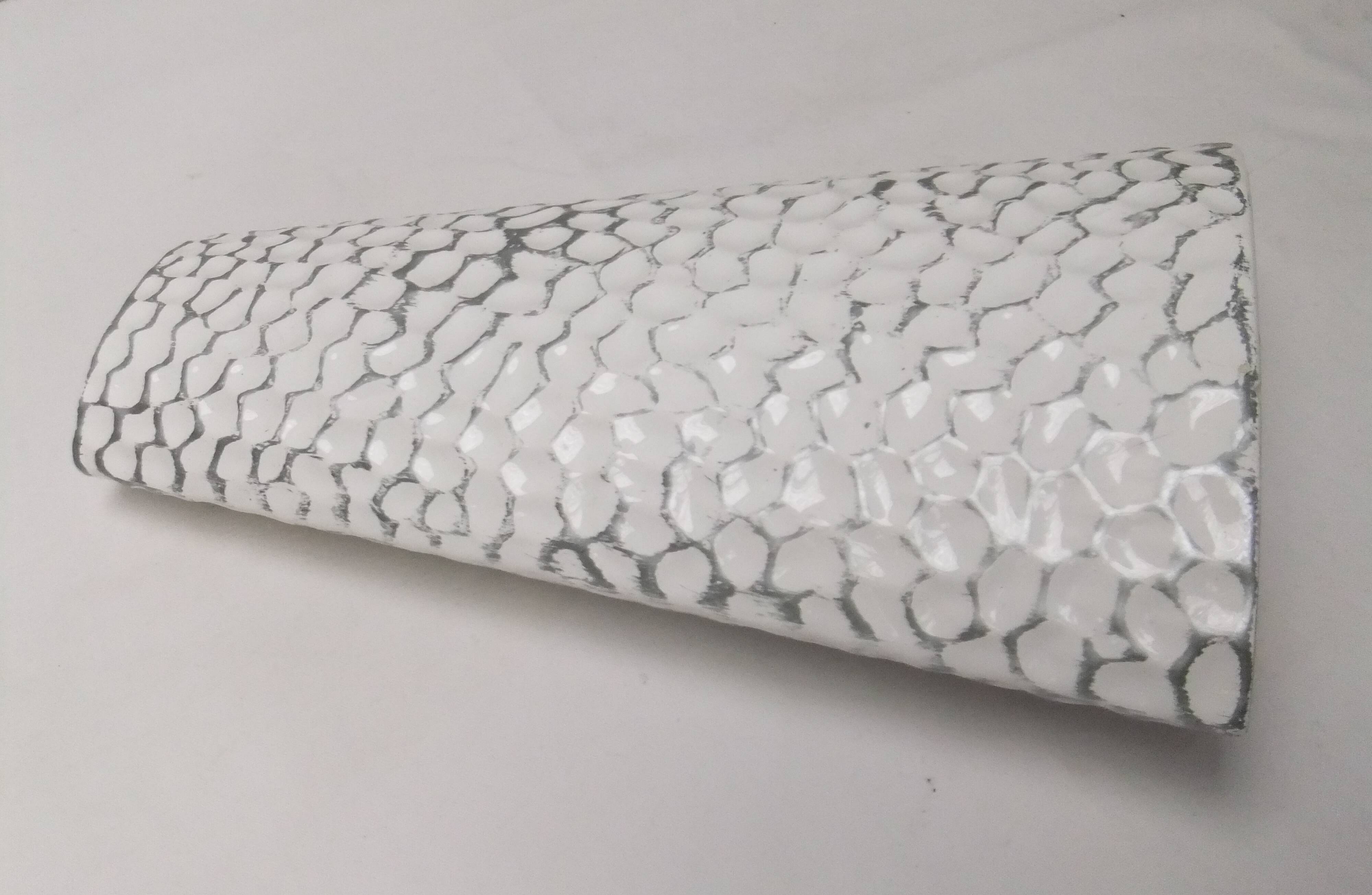 Antique ceramic slip vase signed numbered vintage