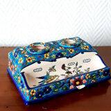 Longwy enamel inkwell