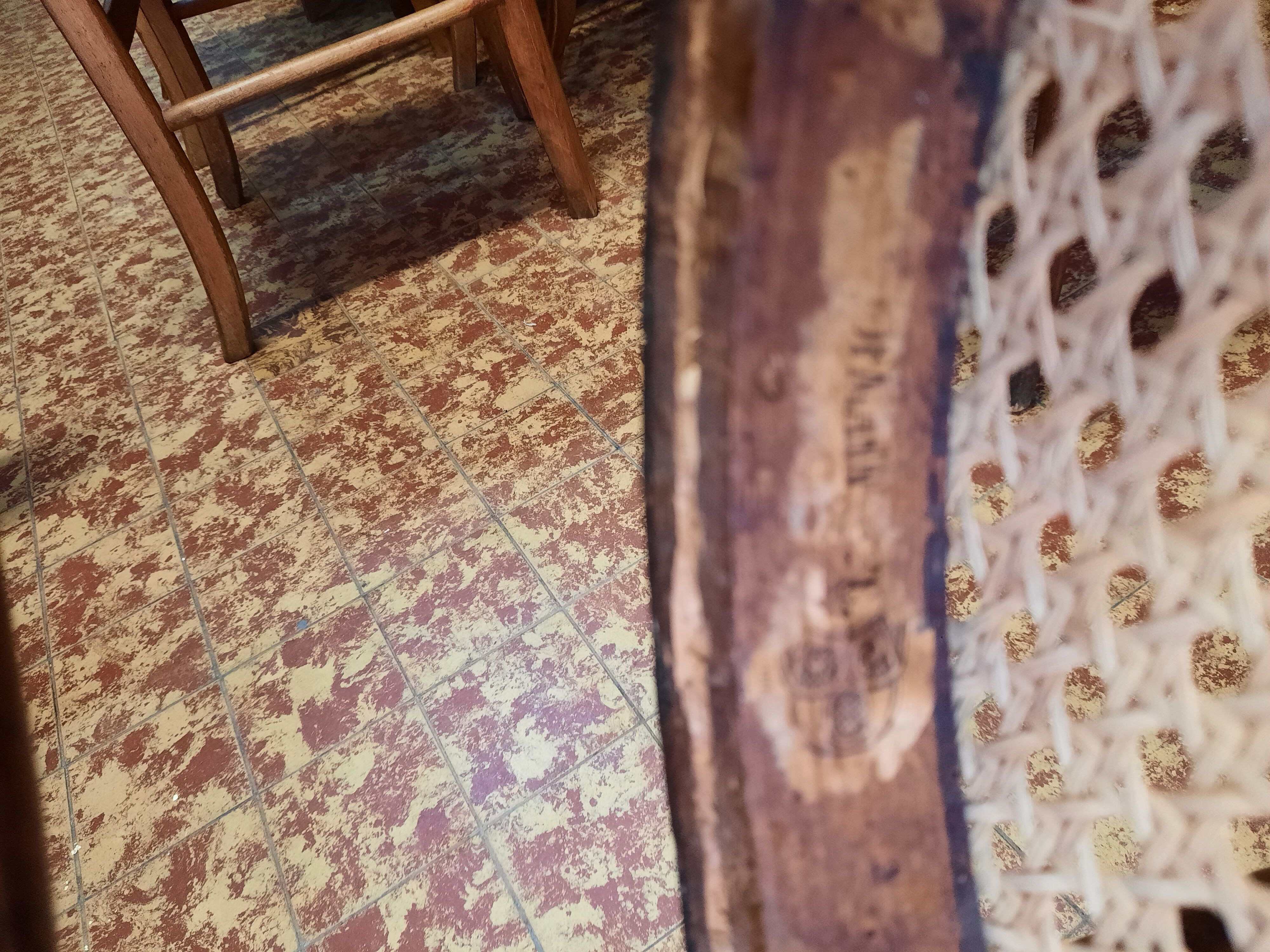 Paire de chaises bistrot Joseph Hoffman
