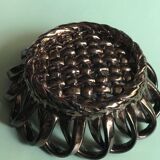 Metallic black ceramic cup