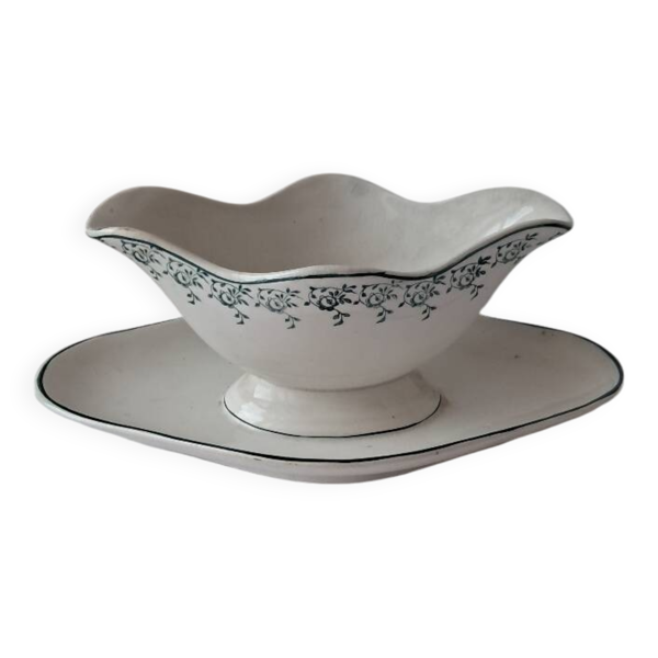 Saucière vintage en terre de fer Moulin des Loups n°40