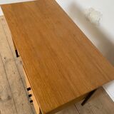 Vintage modernist oak desk