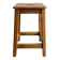 Boarding school stool in oak and plywood 1950