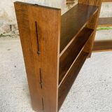 Ensemble de 3 Bibliothèques modulaires vintage en chêne
