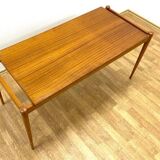 Table basse drevotar, vintage tchèque 1960s