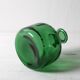 Emerald Green Glass Decanter / Genie Bottle with Stopper / Empoli / 1960s