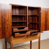 High cabinet, Bar, Danish in rosewood model 6201 by Hans Olsen 1960.