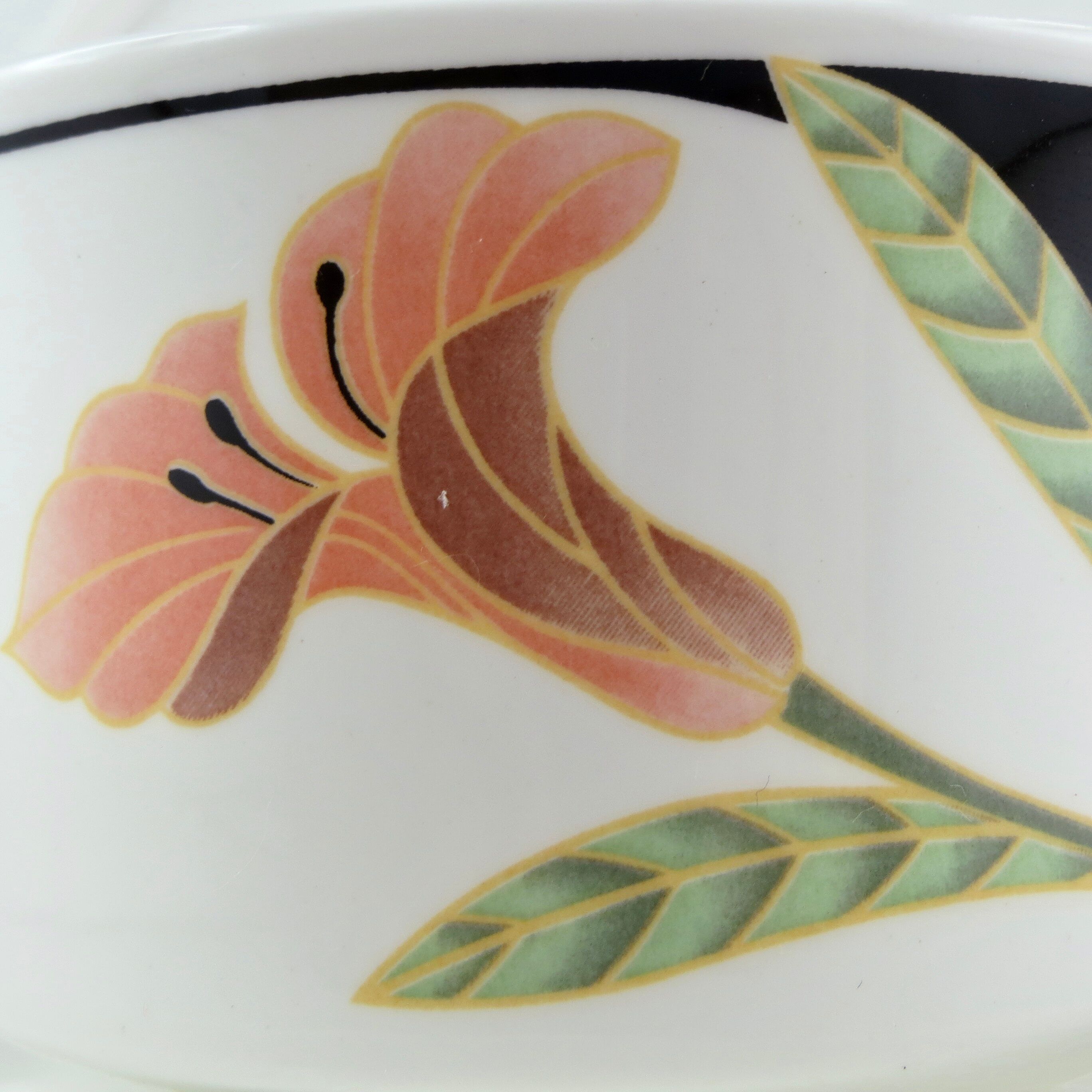 Cup under cup iris faïence Villeroy - Boch porcelain/limoges/20th/coffee cup