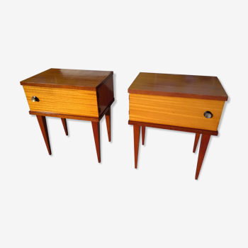 Pair of 60s bedsides