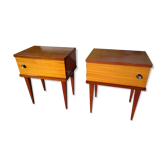 Pair of 60s bedsides