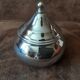 Vintage stainless steel sugar bowl