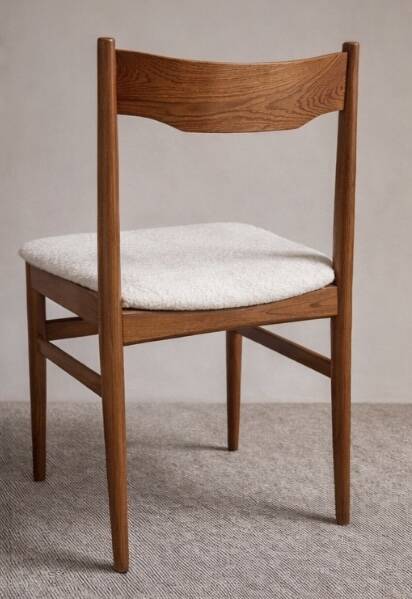 Vintage Scandinavian chair in teak