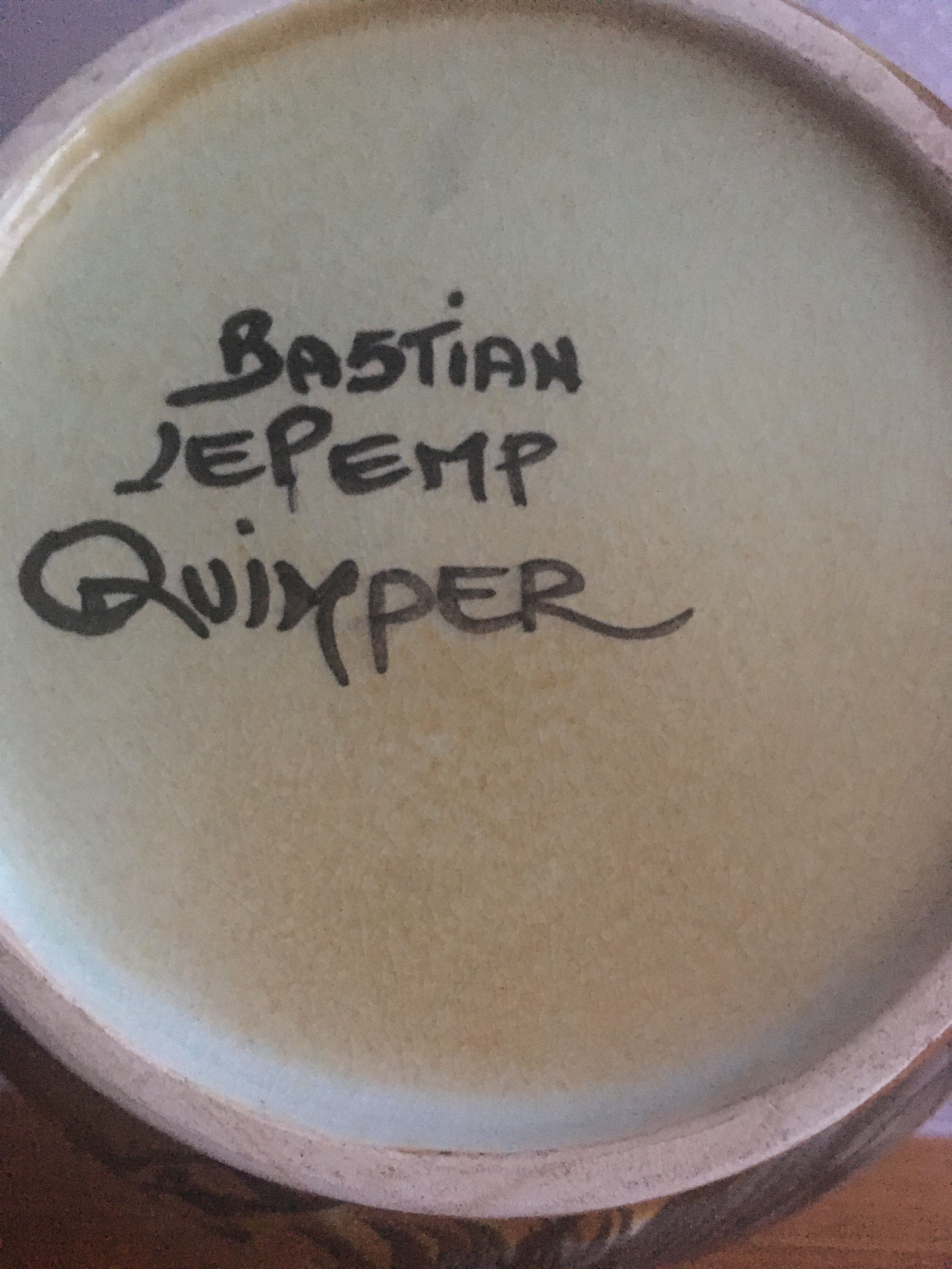 Soupière bastian lepemp quimper