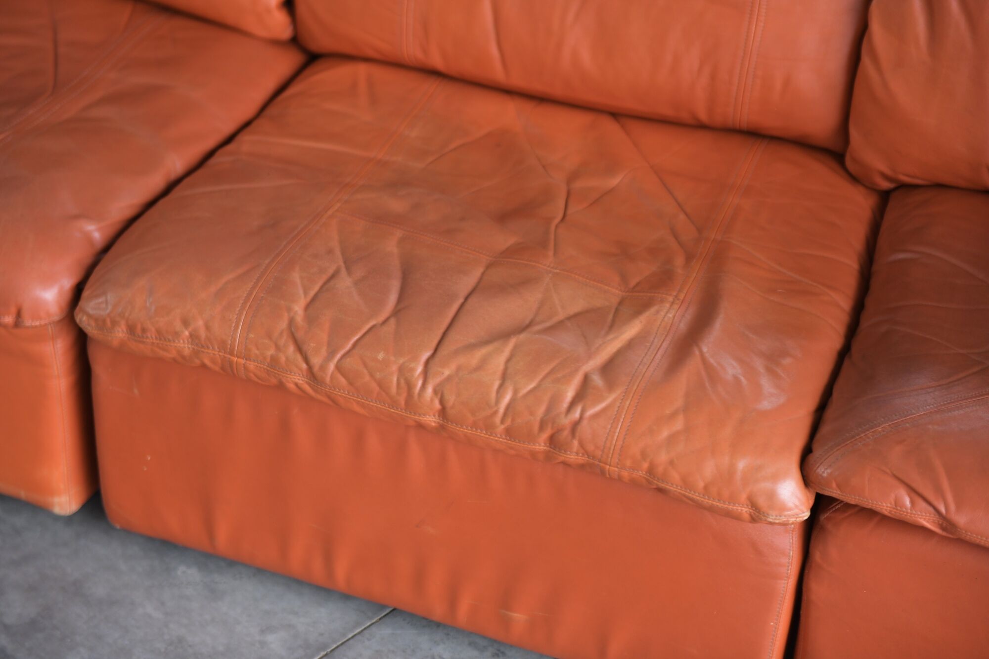 Modular leather sofa- COR Germany