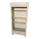 Bibliothèque en bois vintage