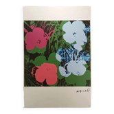 Limited Edition Lithograph "Flowers" by Andy Warhol, 1980s - Leo Castelli