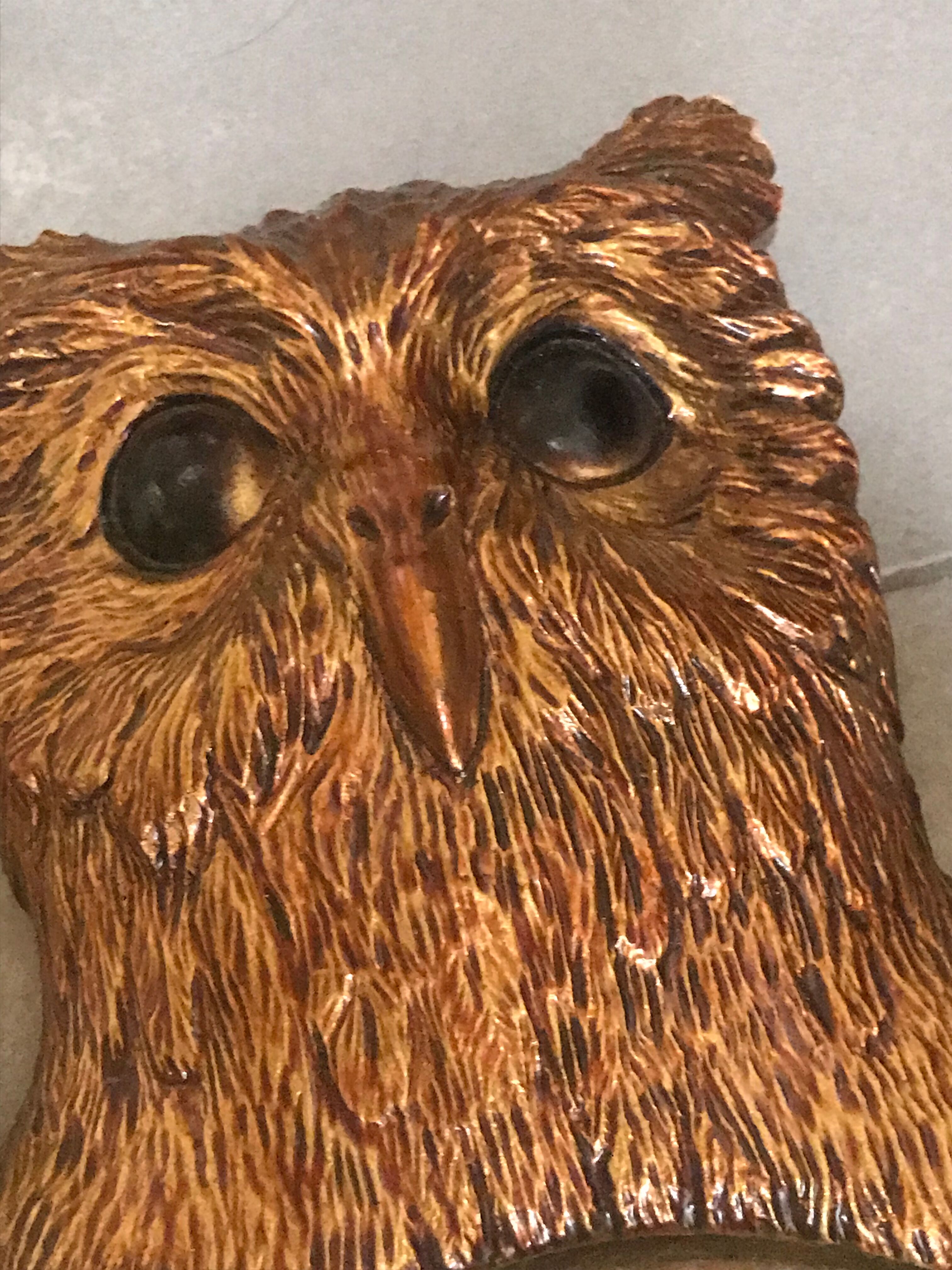 Miroir hibou œil de sorcière