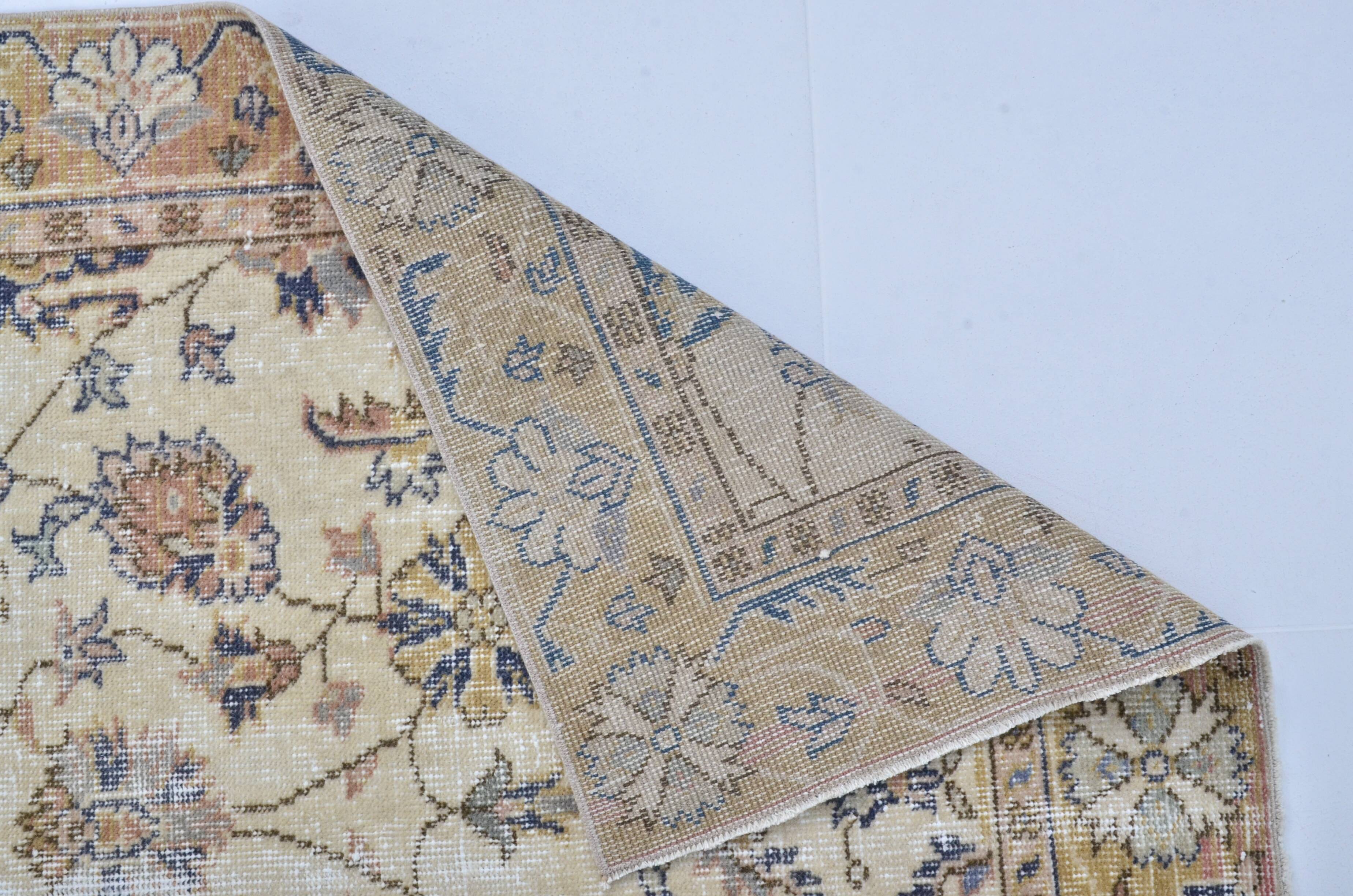 Flower Design Oushak Area Carpet sku 3347