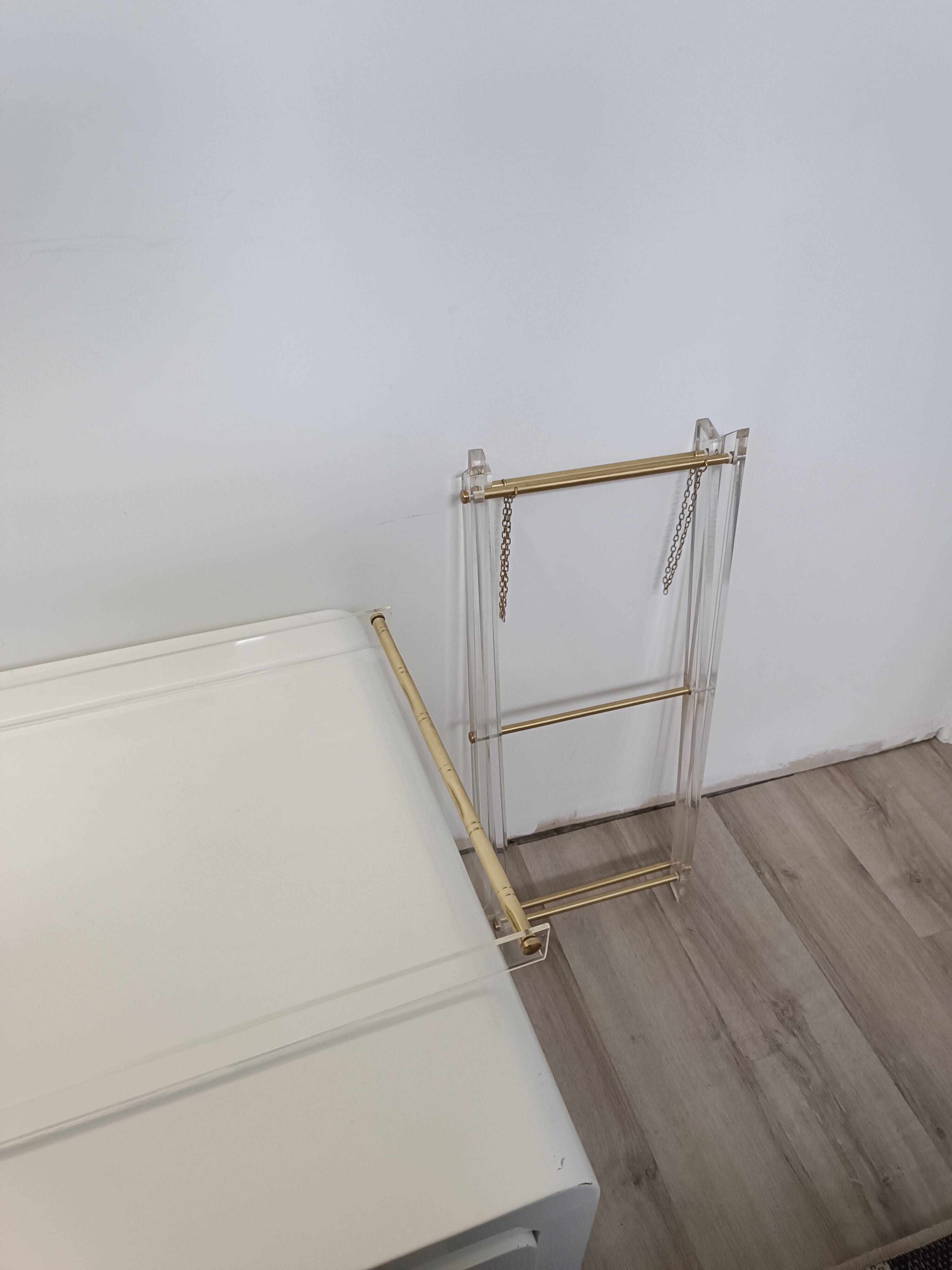 Folding side table Italy 1970s